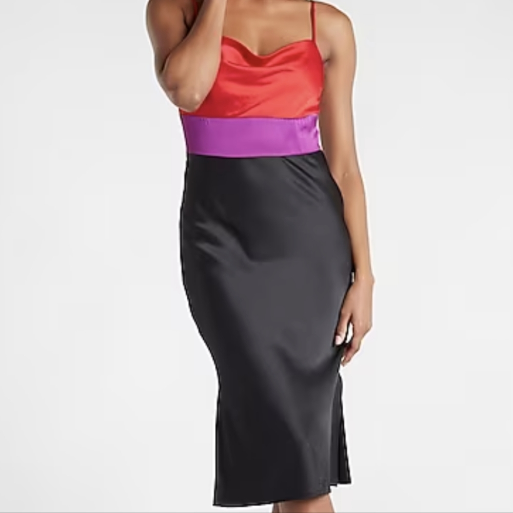 Color block dress